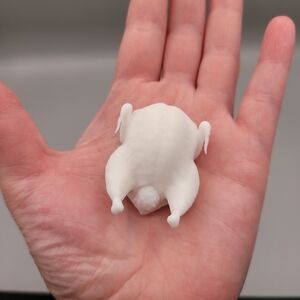 Stuffed Turkey 1:6 Small Resin 3D Print Unpainted and Unprimed